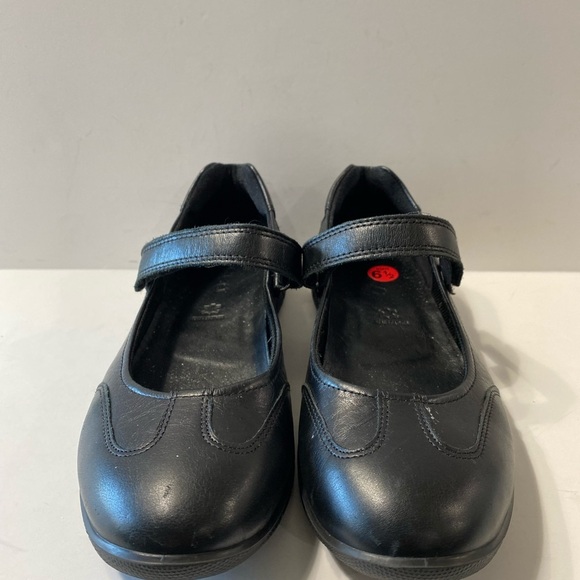 Ecco Women's Black Leather Velcro Mary Jane Ballet Flat Shoes Size 8.5, EU 38 - Picture 5 of 7
